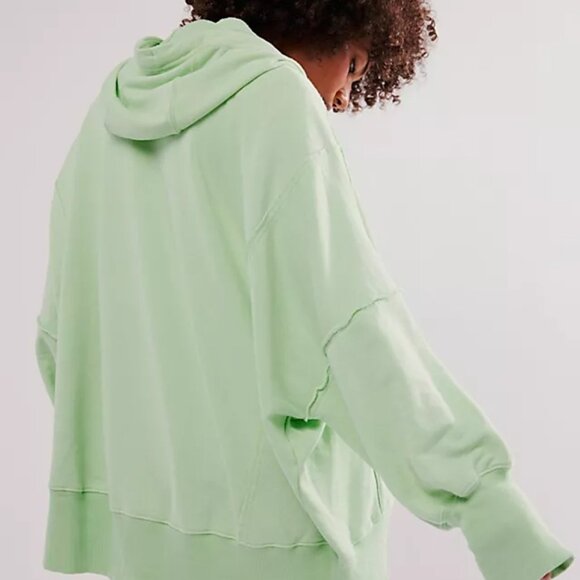 We The Free Camden Hoodie Color Gossamer Green - Picture 3 of 6